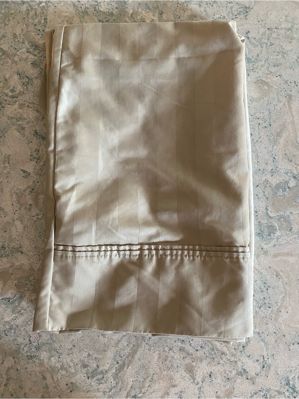 Members Mark Hotel Collection Luxury Pillowcase with Subtle Stripe Sateen Finish